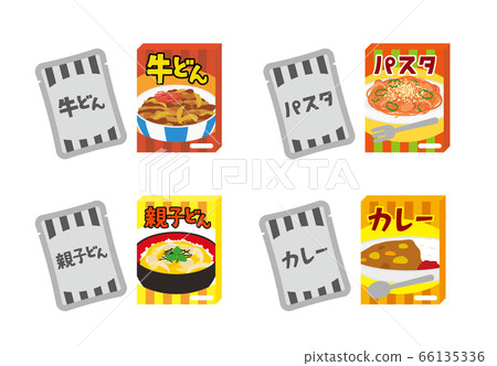 Illustration of retort food Illustration of retort food 66135336