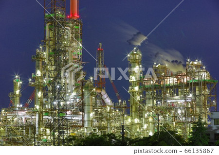 工廠夜景 66135867