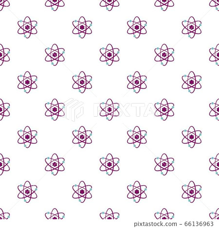 Atom pattern seamless vector 66136963