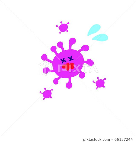 Virus crying face 66137244