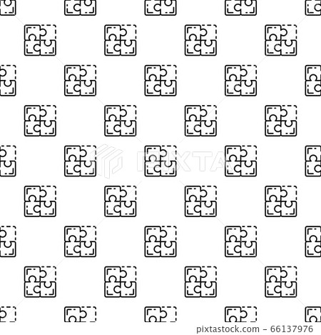 Miss one puzzle pattern seamless vector 66137976