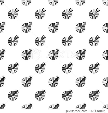 Arrow target pattern seamless vector - Stock Illustration [66138004 ...