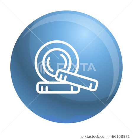 Jewish coin icon, outline style Jewish coin icon, outline style 66138571