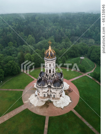 Baroque Church of The Portent of the Most Holy Mother of God in Dubrovitsy Estate, Moscow region, Russia Baroque Church of The Portent of the Most Holy Mother of God in Dubrovitsy Estate, Moscow region, Russia 66138646