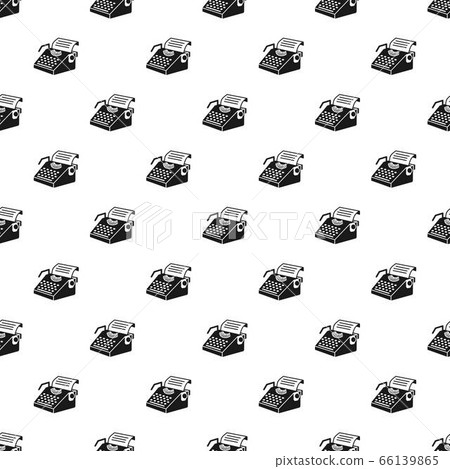 Paper typewriter pattern seamless vector 66139865