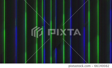 Computer generated chromatic aberration bands. Pixel multi-colored noise. 3d rendering abstract background Computer generated chromatic aberration bands. Pixel multi-colored noise. 3d rendering abstract background 66140082
