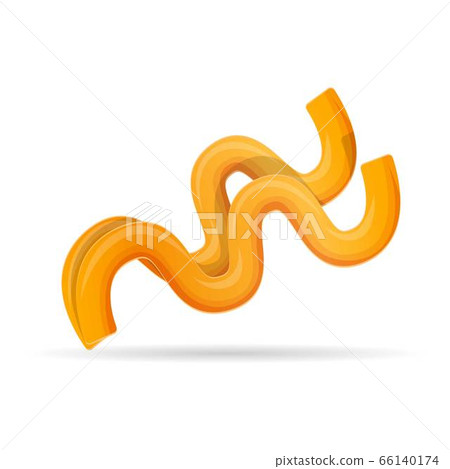 Fussili pasta icon, cartoon style Fussili pasta icon, cartoon style 66140174
