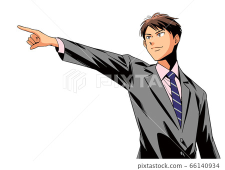 英俊的商人：人指向 66140934