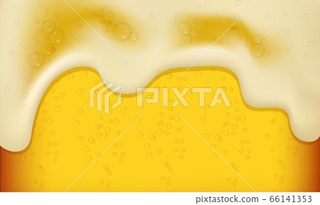Cool liquid drink.Vector illustration of realistic light or dark beer. 66141353
