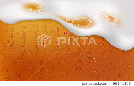 Cool liquid drink.Vector illustration of realistic light or dark beer. Cool liquid drink.Vector illustration of realistic light or dark beer. 66141366