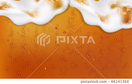 Cool liquid drink.Vector illustration of realistic light or dark beer. Cool liquid drink.Vector illustration of realistic light or dark beer. 66141368