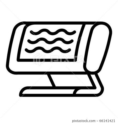 Quartz heater icon, outline style Quartz heater icon, outline style 66141421
