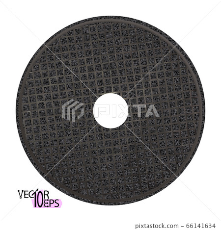 Realistic disk for angle or side grinder isolated 66141634
