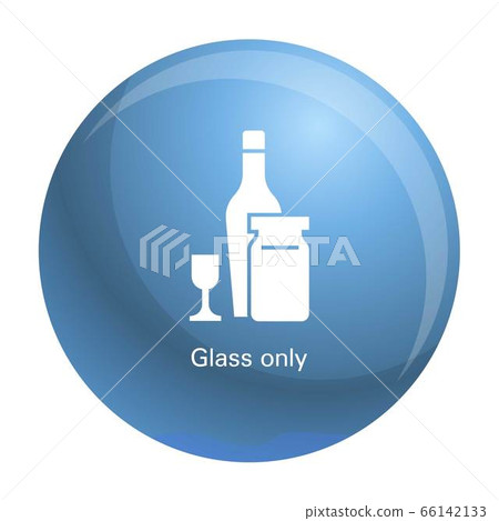 Wine glass bottle icon, simple style Wine glass bottle icon, simple style 66142133