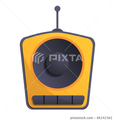 One speaker radio icon, cartoon style 66142362