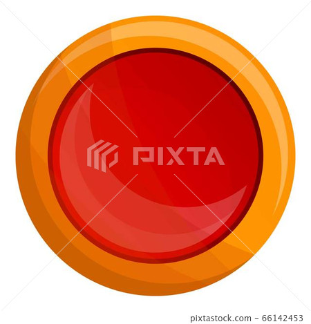 Jelly round biscuit icon, cartoon style Jelly round biscuit icon, cartoon style 66142453