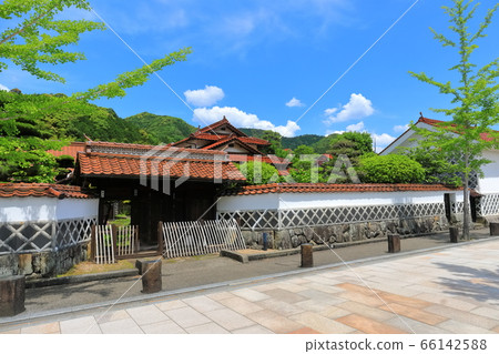 [島根縣]新鮮的綠色津和野町街 66142588