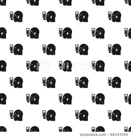 Man head pattern seamless vector - Stock Illustration [66143504] - PIXTA