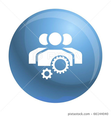 Team work gear icon, simple style - Stock Illustration [66144040] - PIXTA