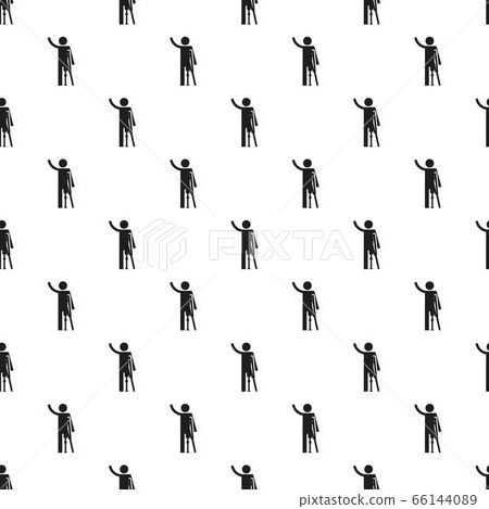 Man prosthesis hand pattern seamless vector Man prosthesis hand pattern seamless vector 66144089