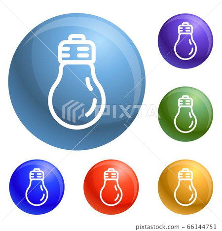 Light bulb icons set vector Light bulb icons set vector 66144751