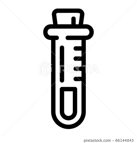 Test tube icon, outline style 66144843