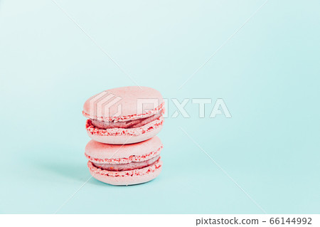 Sweet almond colorful unicorn pink macaron or Sweet almond colorful unicorn pink macaron or 66144992