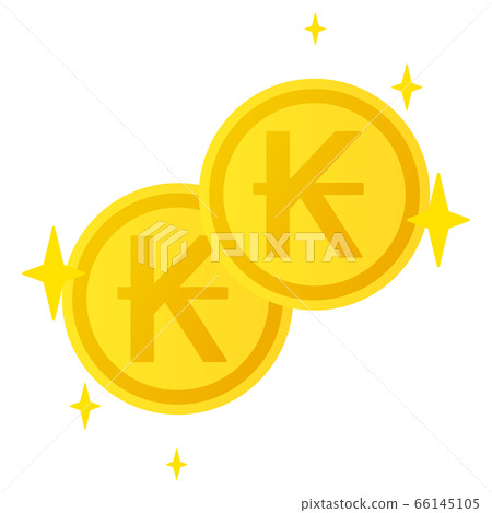 The Lao Kip currency symbol coins 66145105