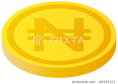 The Nigeria Naira currency symbol coin The Nigeria Naira currency symbol coin 66145121