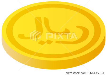 The Iranian Rial currency symbol coin - Stock Illustration [66145131 ...