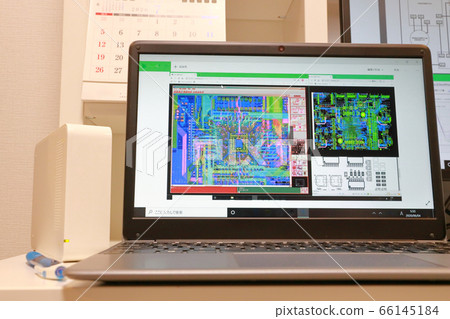 Laptop computer and external hard disk 66145184