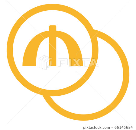 The Azerbaijan Manat currency symbol 66145684