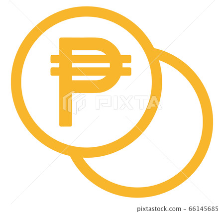 The Philippine peso currency symbol 66145685