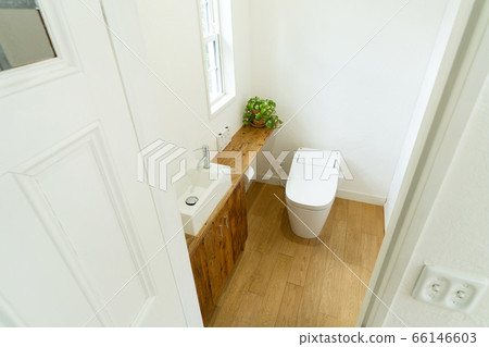 Fashionable toilet with window 66146603