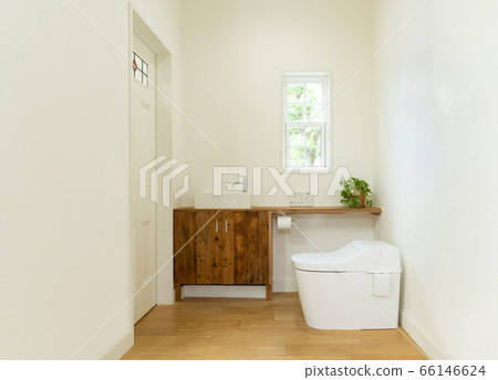Fashionable toilet with window Fashionable toilet with window 66146624