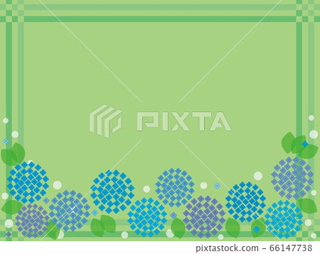 Hydrangea Frame - Stock Illustration [66147738] - PIXTA