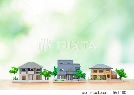 Home Mortgage Real Estate Image Miniature Model Manufacturer 66148063