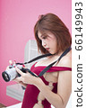 Portrait of a beautiful asian woman with the 66149943