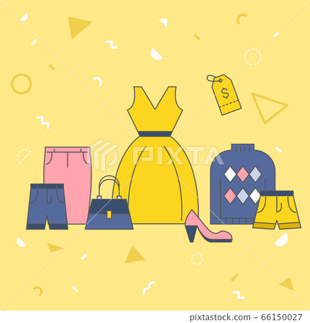 教育矢量插圖女裝 教育矢量插圖女裝 66150027