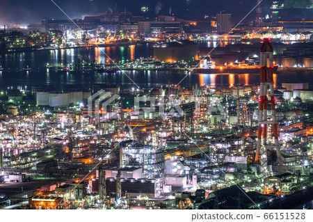 《Okayama Prefecture》Mizushima Complex/Factory night view 《From Washiwayama Skyline》 《Okayama Prefecture》Mizushima Complex/Factory night view 《From Washiwayama Skyline》 66151528