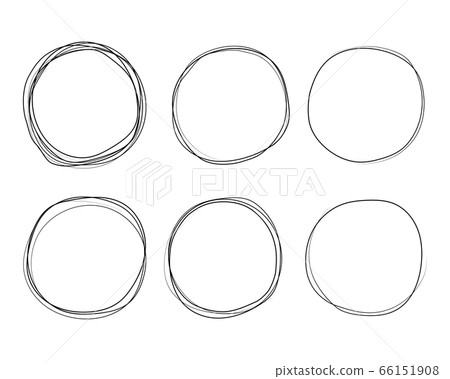 Hand-painted circle 66151908