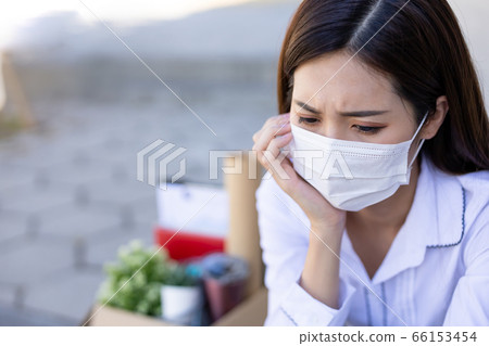 Asian woman being fired 66153454