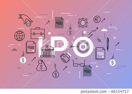 Thin line vector concept 66154717