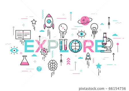 Thin line vector concept Thin line vector concept 66154736
