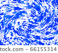Blurred smooth splash abstract blue and white color mixed tone. Lagoon, storm or water swirl effect filter, marbled background. 66155314