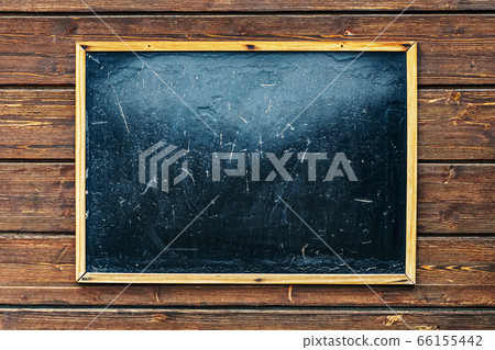 Background of an old blackboard for chalk with a 66155442
