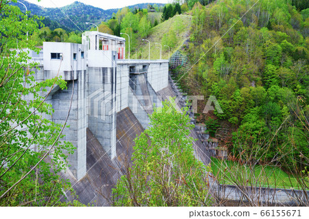 Kago Dam in early summer "Okito-cho" 66155671