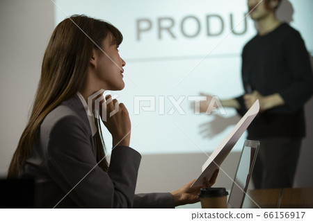 Women taking seminars Women taking seminars 66156917