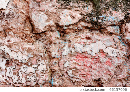 Texture of a concrete wall with cracks Texture of a concrete wall with cracks 66157096