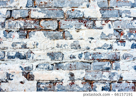 Texture of a brick wall with cracks and scratches Texture of a brick wall with cracks and scratches 66157191